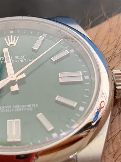 tutti i rolex hanno la corona sul vetro|OYSTER PERPETUAL .